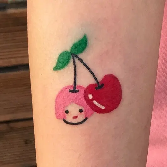 Flower, 딸기, 사과