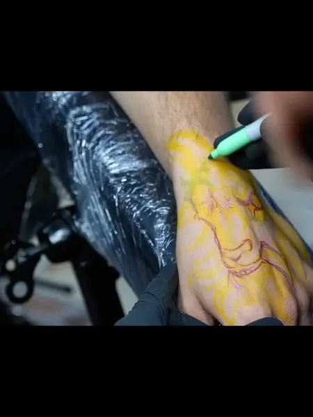 Game Face Tattoo
