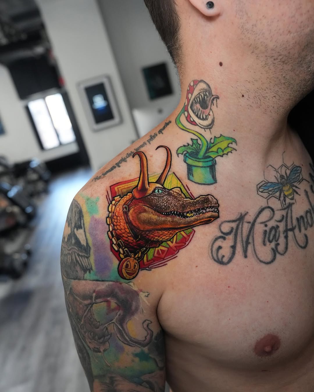 Dragon, 악어