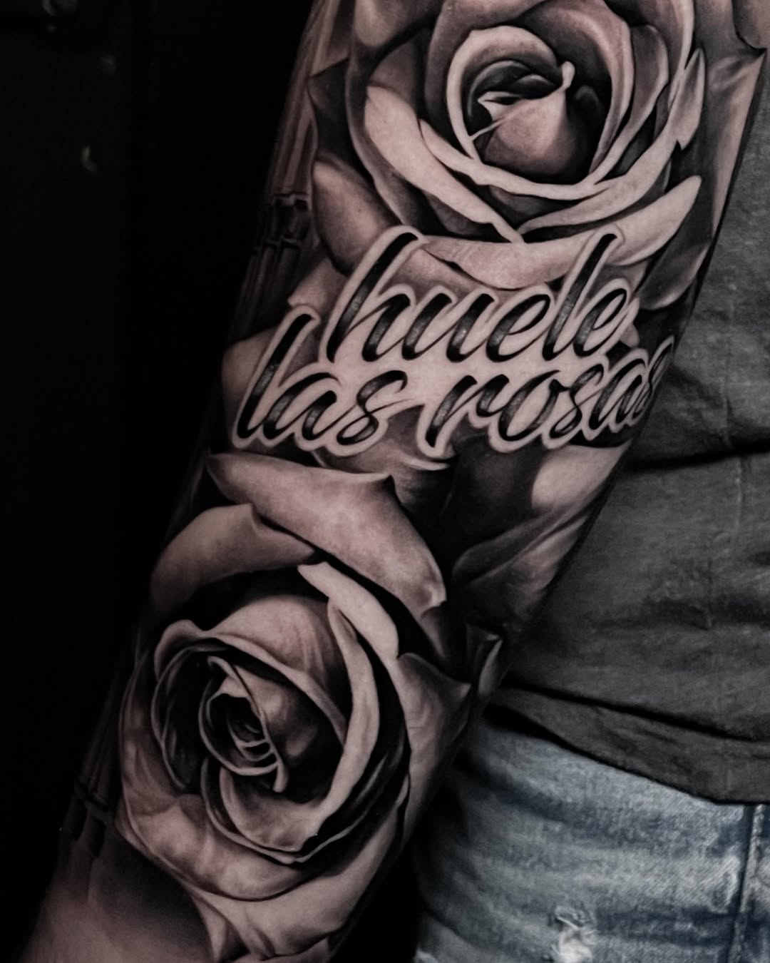 Flower, Rose, Lettering