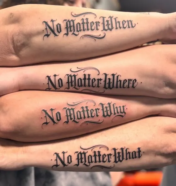 Lettering, 갱스터, 고딕 레터링