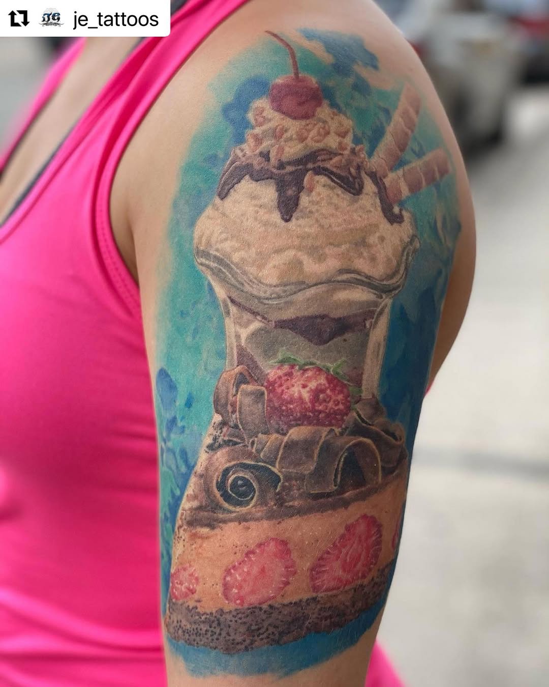 Game Face Tattoo
