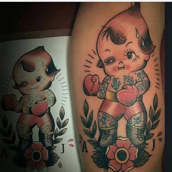 Game Face Tattoo