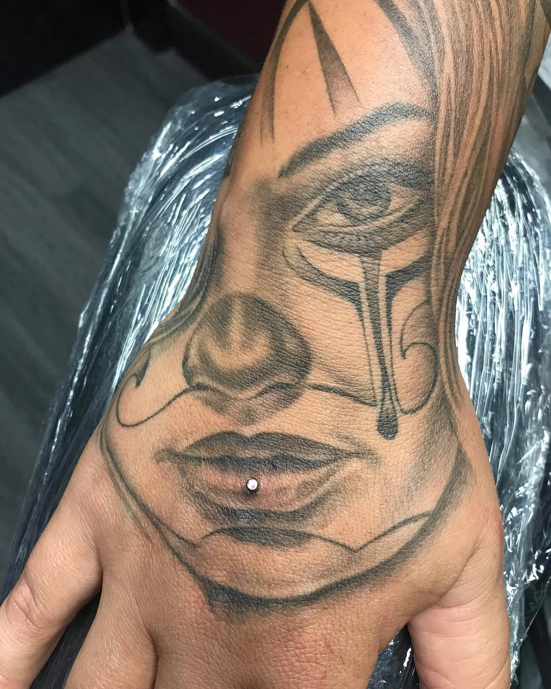 Game Face Tattoo