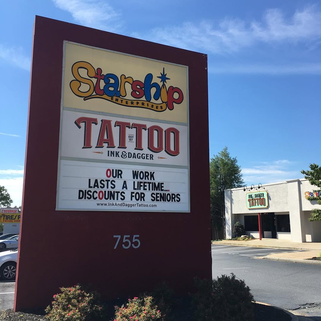Ink and Dagger Tattoo