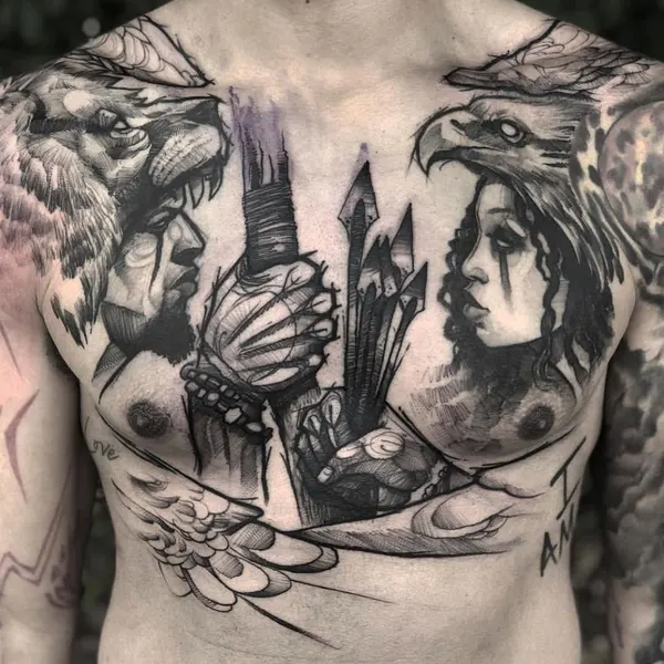 Ink and Dagger Tattoo