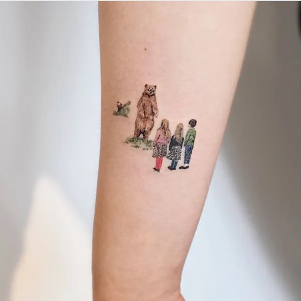 가족, 모래, 영화, 게임, 텐구, 초현실, 우키요에, 가족 타투, 뇌신, 카툰, 한복, 웨스턴, 큰 타투