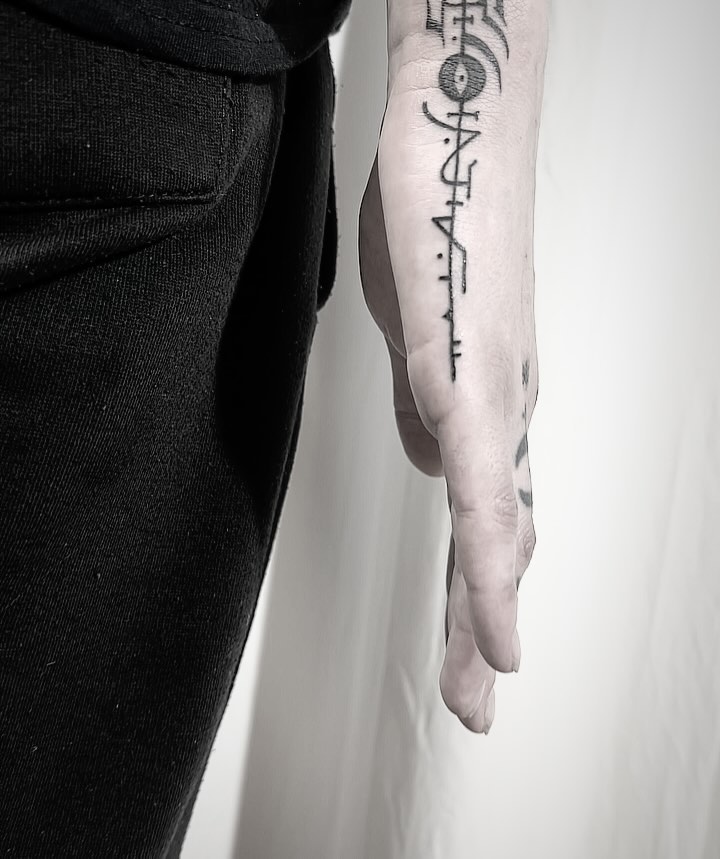 Lettering, Flower