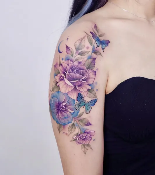모란, 수국, 국화, 꽃다발, 난초, 아이리스, 꽃 배경