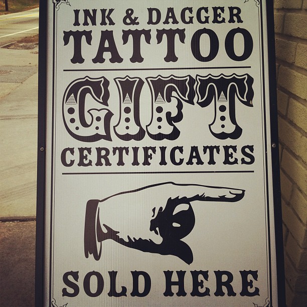 Ink and Dagger Tattoo
