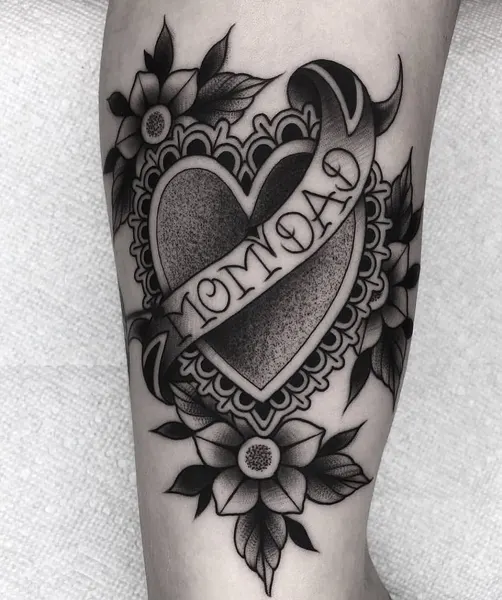 Flower, Rose, Lettering
