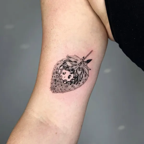 Flower, 딸기, 과일
