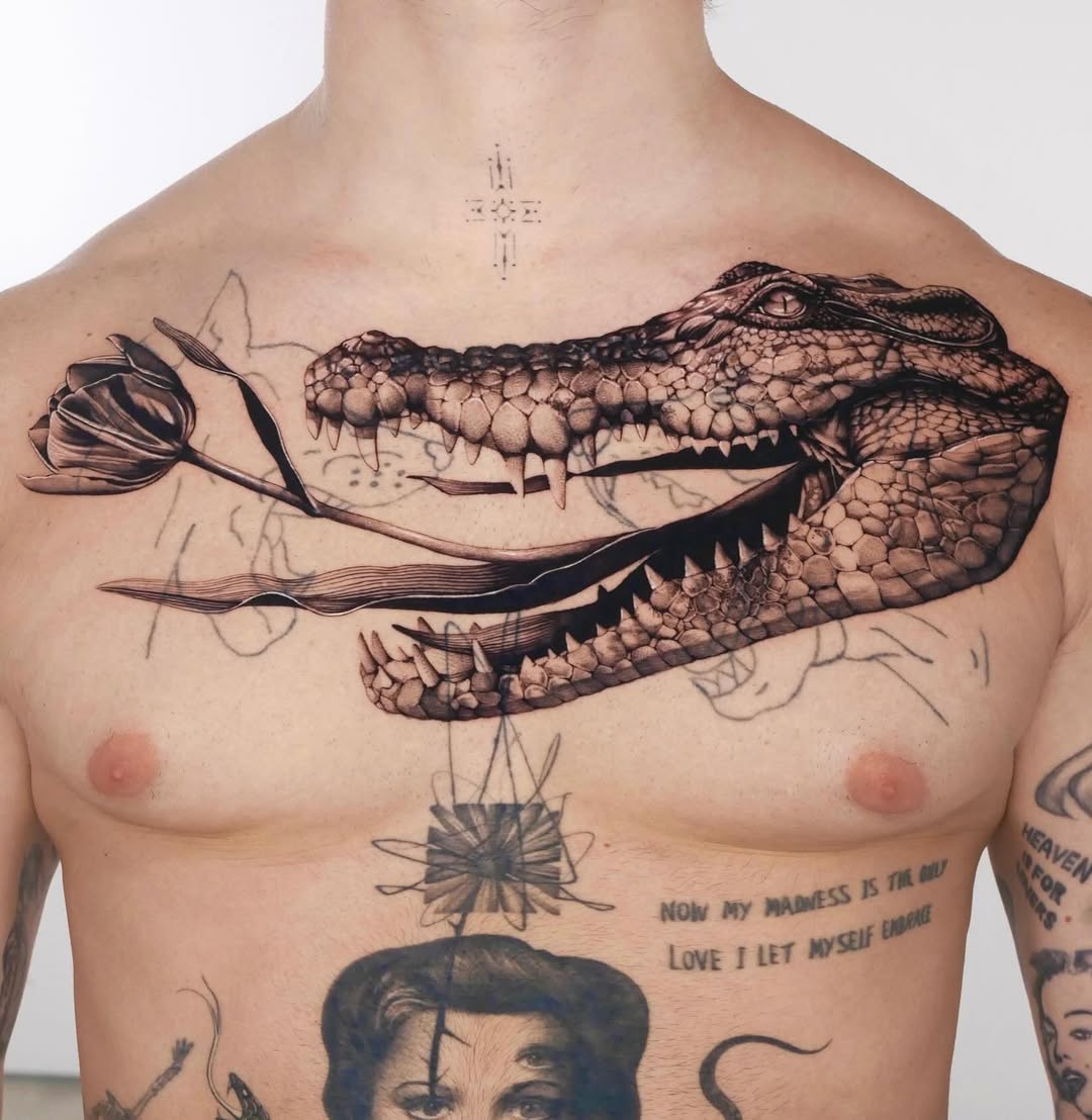 Dragon, 악어