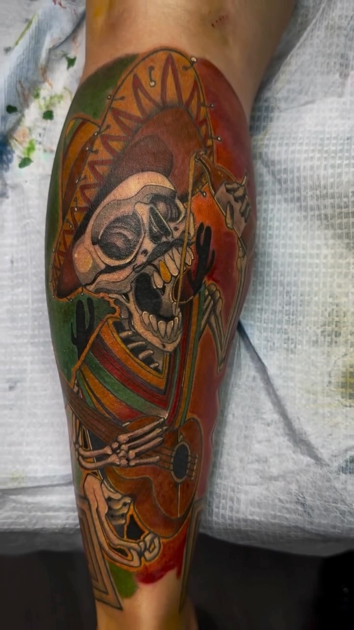 Game Face Tattoo