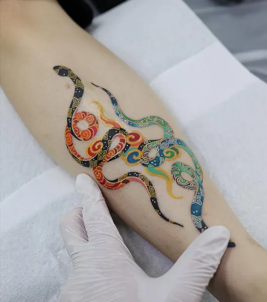 Dragon, 문어