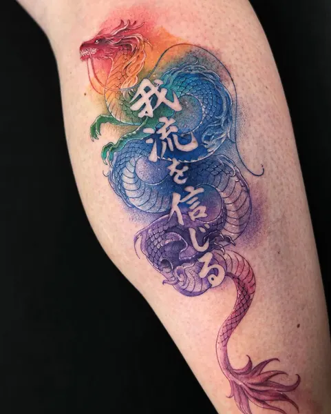 Dragon, 일본 구름, 일본 파도