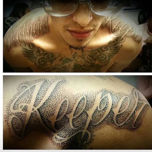 Game Face Tattoo