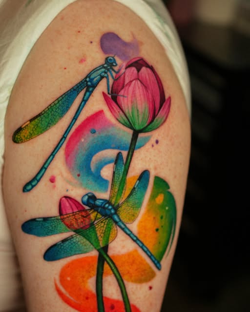 Animal, Nature, 잠자리, 매미