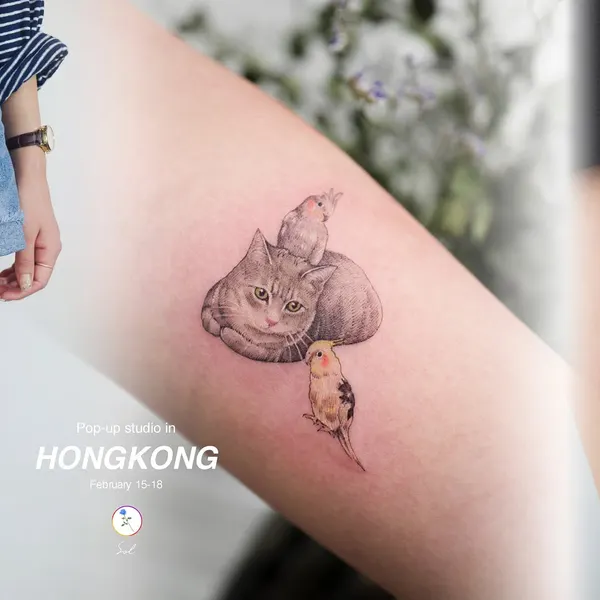 Flower, Lettering