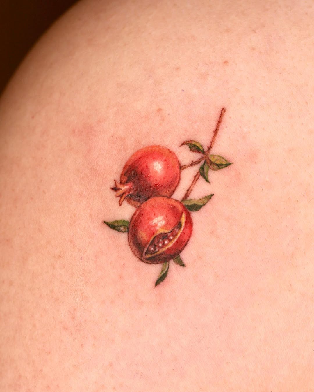 Flower, 석류, Rose, 사과, 과일