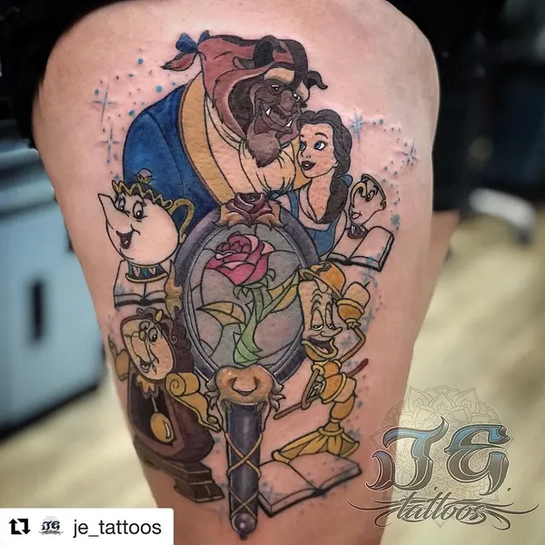Game Face Tattoo