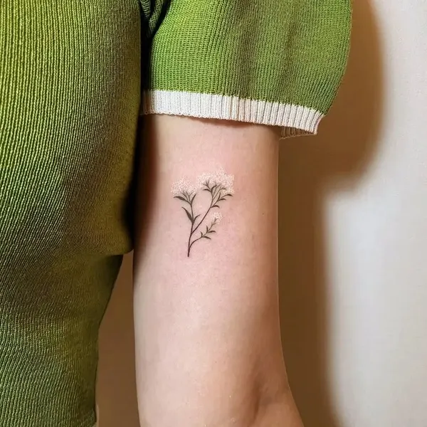 Flower, Lettering