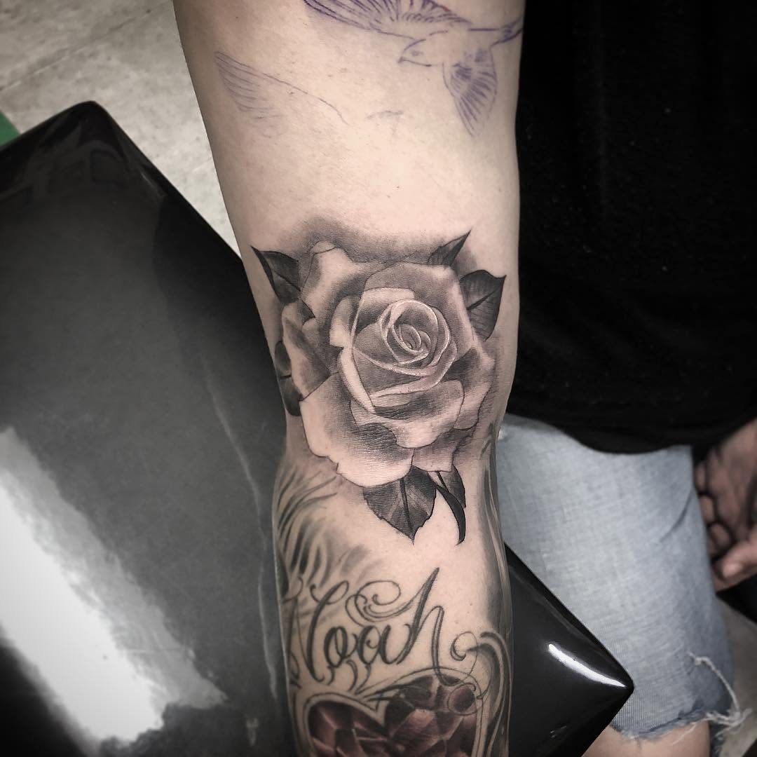 Flower, Rose, Lettering