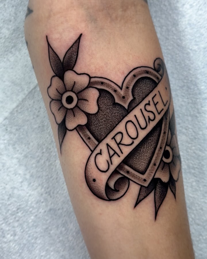 Flower, Rose, Lettering