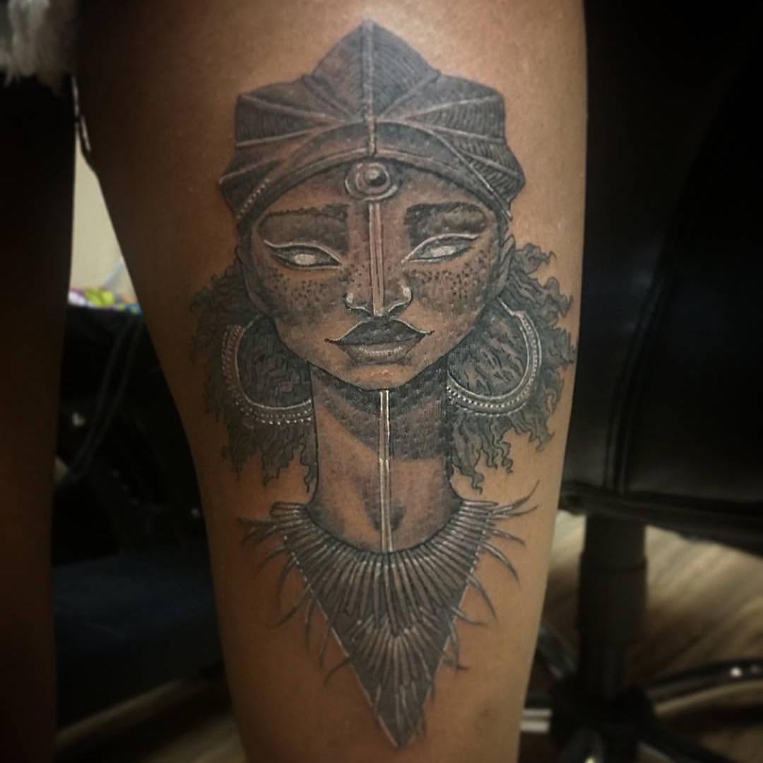 Game Face Tattoo