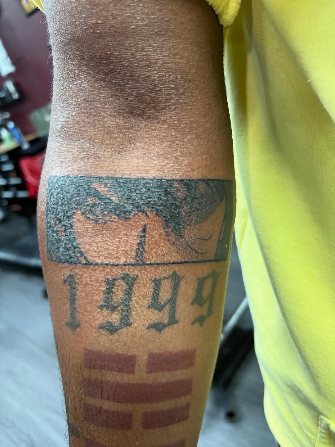 Game Face Tattoo