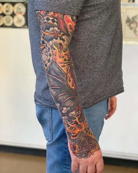Dragon, 불, 불꽃