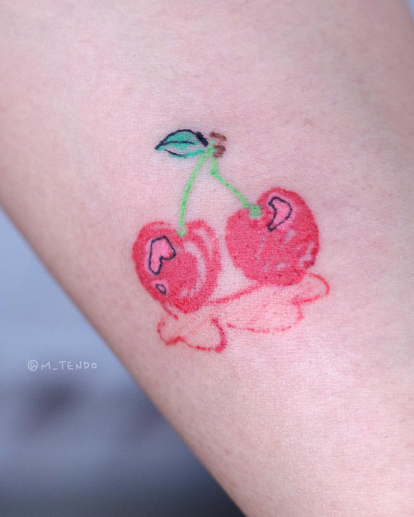 Flower, 체리, 딸기