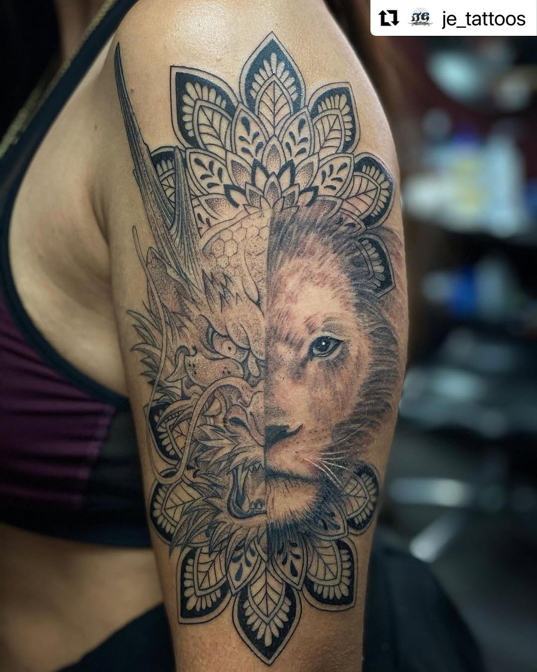 Game Face Tattoo