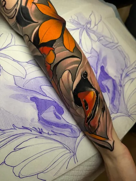 Flower, Animal, Nature