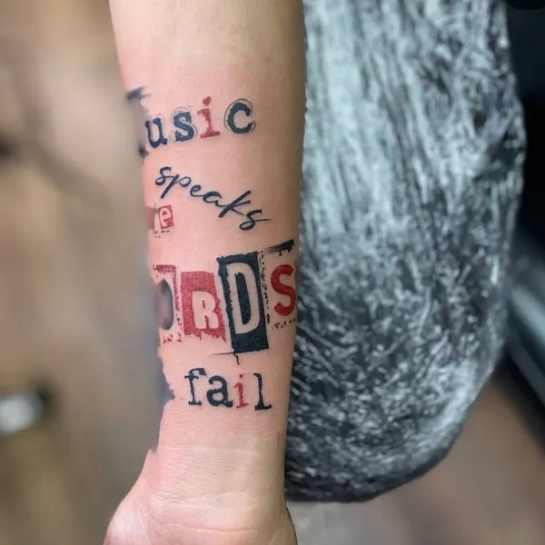 Game Face Tattoo