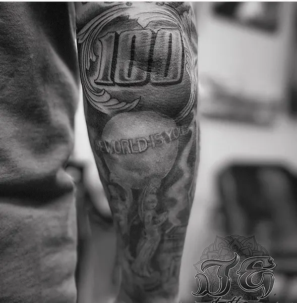 Game Face Tattoo