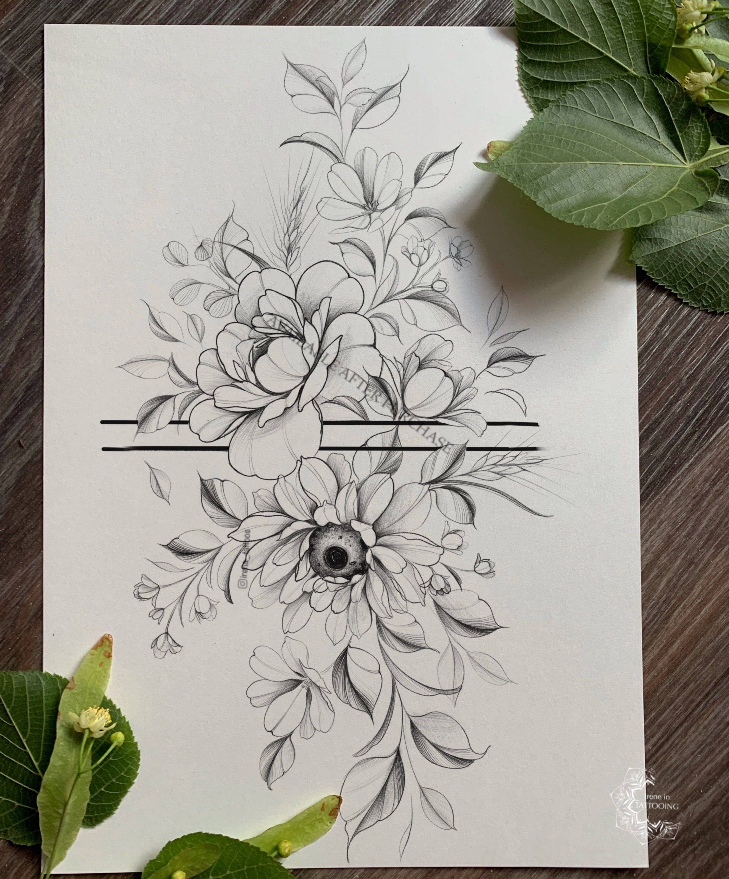 flowers tattoo