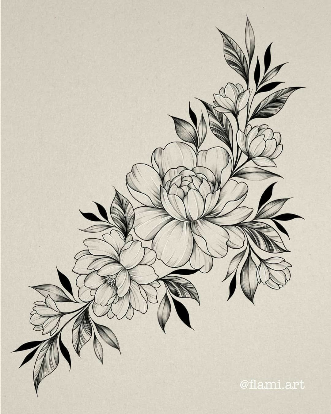 flowers tattoo