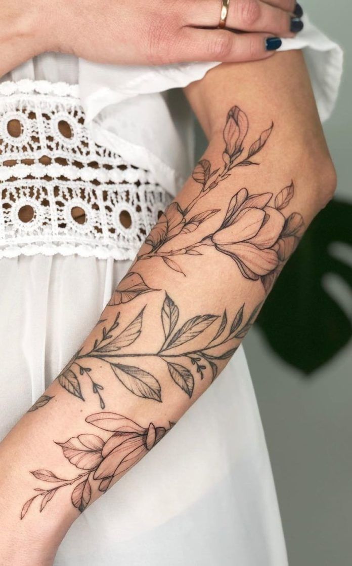flowers tattoo