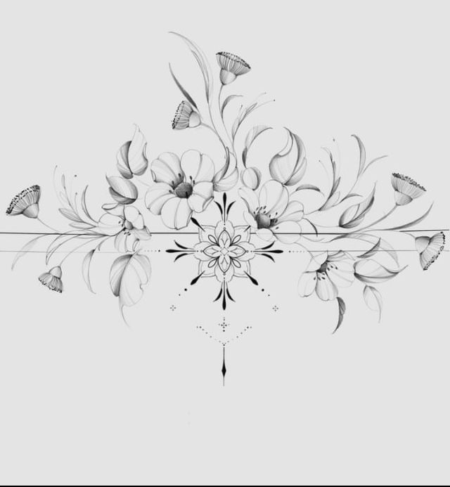 flowers tattoo
