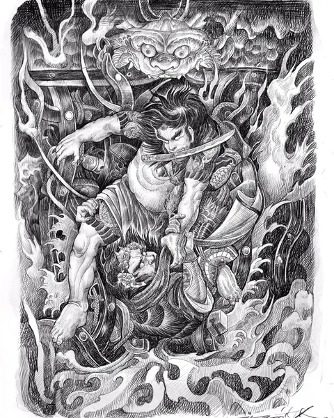 900+ ý tưởng hay nhất về Samurai tattoo trong 2026