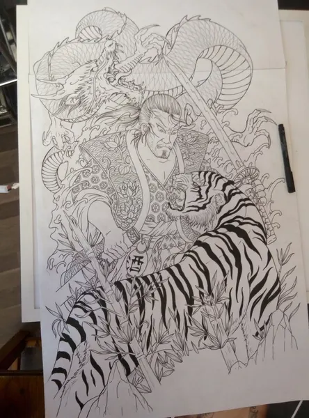 900+ ý tưởng hay nhất về Samurai tattoo trong 2026