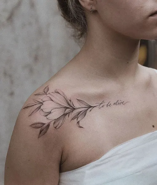 flowers tattoo