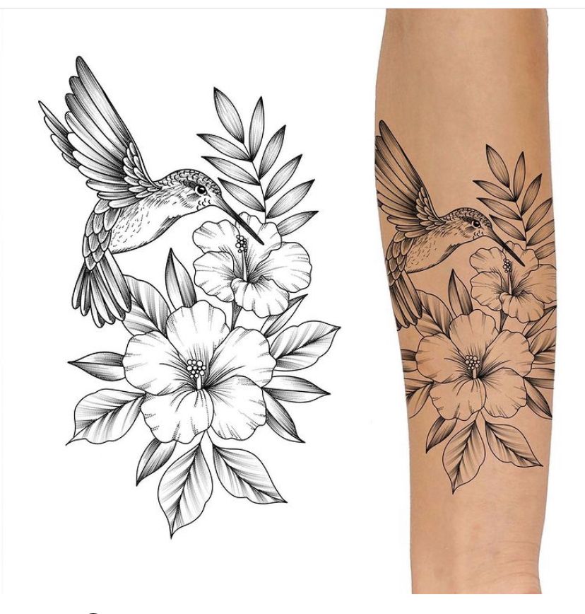 flowers tattoo
