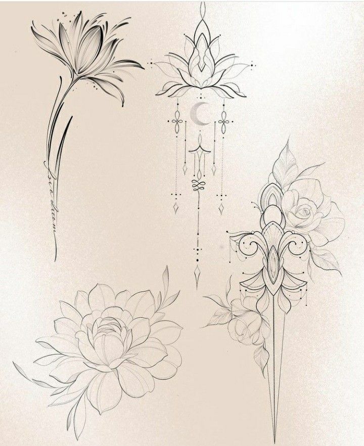 flowers tattoo