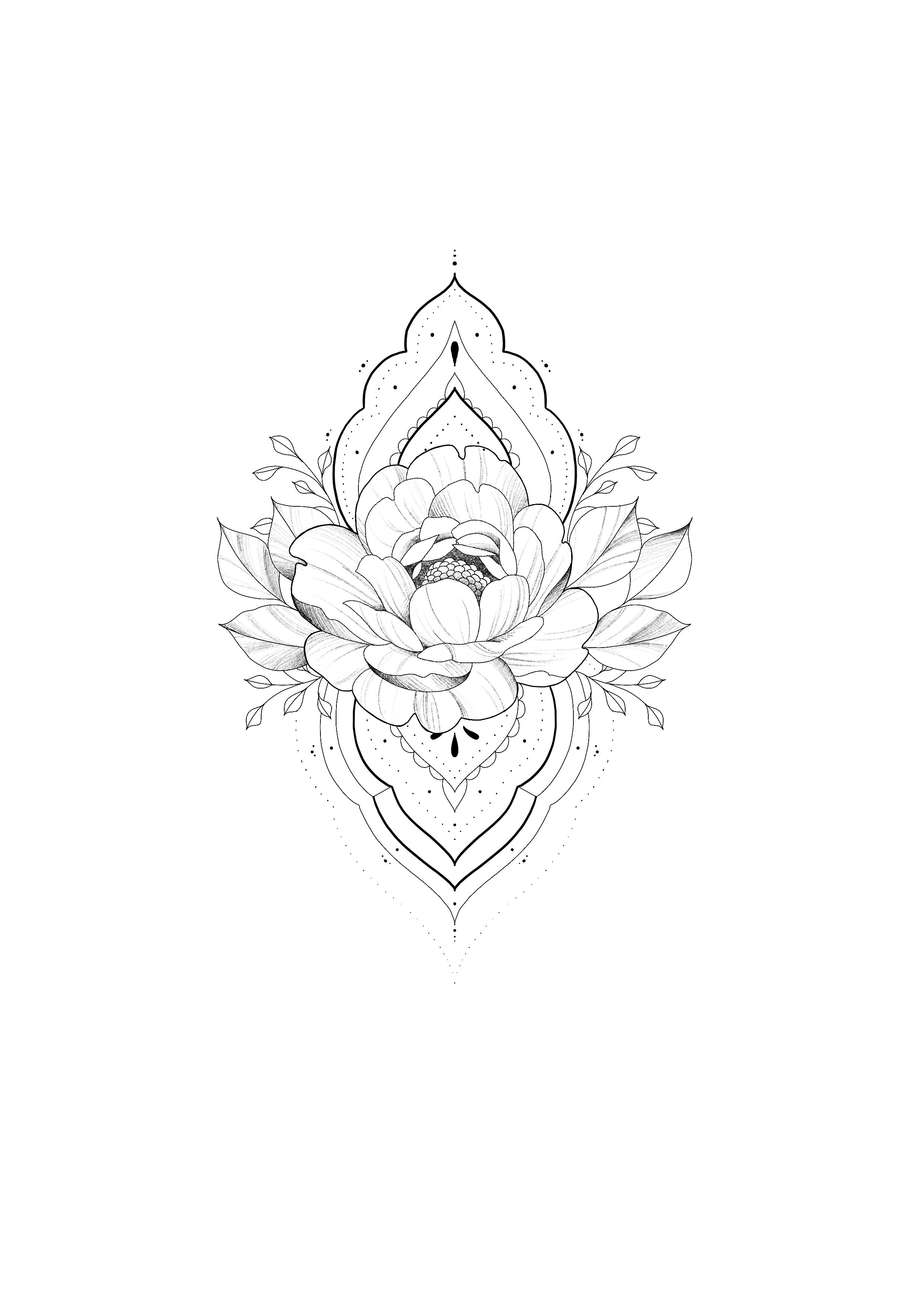 flowers tattoo
