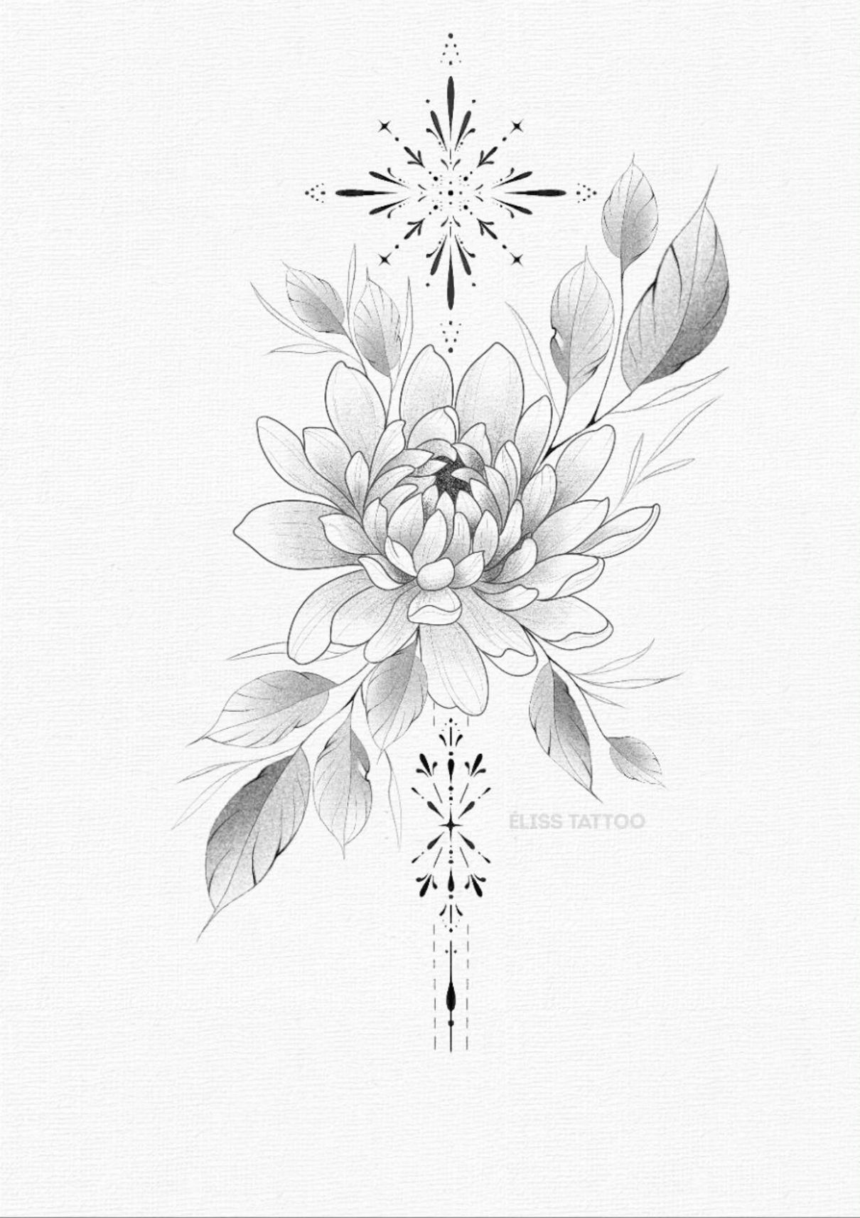 flowers tattoo