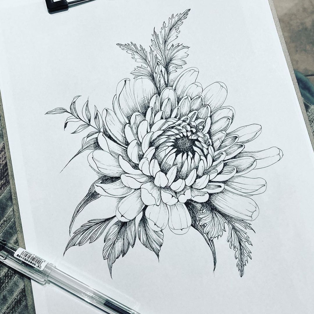 flowers tattoo