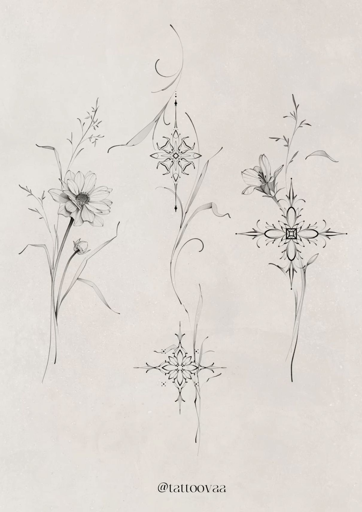 flowers tattoo