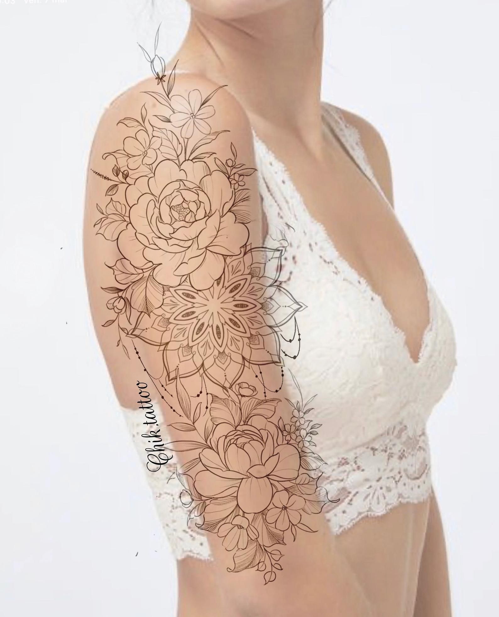 flowers tattoo